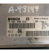 Unidade de controle do motor Peugeot 206 (1998- 2.0 HDI 90 Referência 9632693980