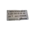 Intercooler [Mercedes-Benz Classe C Sport cupê (BM 203) 2000-2008 220 Cdi (203.708) Referência A2035000500