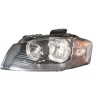 Farol Dianteiro Esquerdo Audi A3 8P1 2.0 TDI 16V Diesel 140cv / 103kW BKD, Ano 2005-2008 Referência 8P0941003K