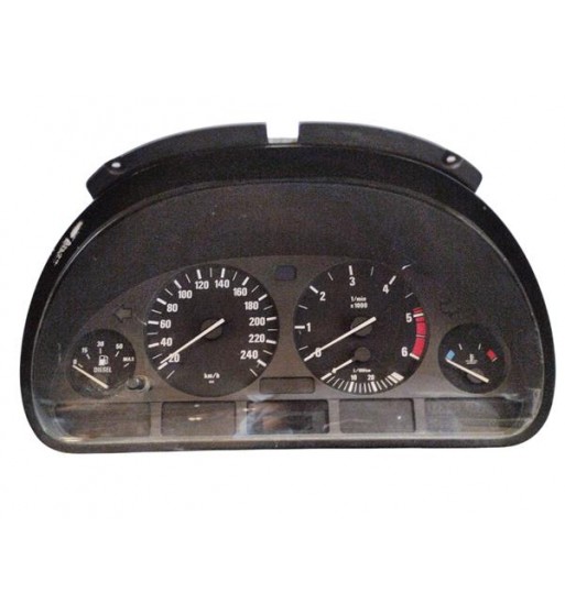 Painel de instrumentos completo Bmw E39 525td 2.5 Diesel 116cv / 85kW M51 D25 (256T1), ano 1997-2003 Referência 62118372361