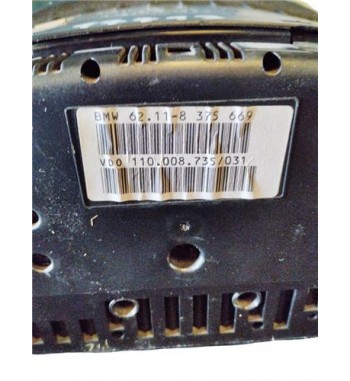 Quadro strumenti completo Bmw E39 523i 2.5 benzina 163 cv / 120 kW M52 B25 (256S4), anno dal 1998-2001 Riferimento 62118375669 \