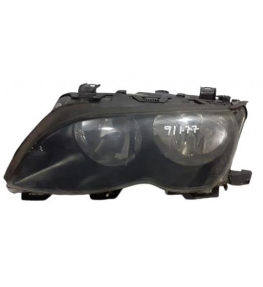 Farol dianteiro esquerdo BMW E46 320d 2.0 Diesel 136cv / 100kW M47 D20 (204D1), ano 1998-2001 Referência 63126908215
