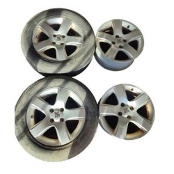 Jogo de 4 Jantes de Liga de Alumínio 7Jx16 Peugeot 3008 Mk1 1.6 HDi Gasóleo 112cv / 82kW 9HR (DV6C) Anos 2009 – 2016 Ref. OEM 96