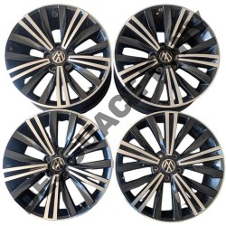 Jogo de 4 Jantes de Liga de Alumínio 7Jx18H2 VW Tiguan Allspace (2018–2025) Ref. OEM 5NA601025ABFZZ