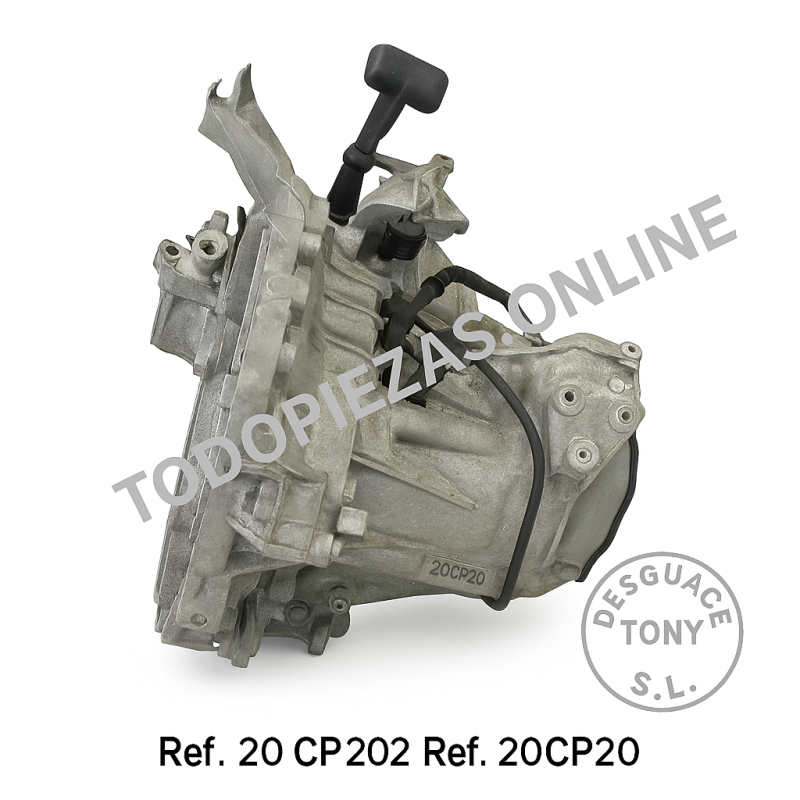 Caja de cambios manual 5 velocidades Citroën C2 1.1 gasolina – Ref. 20CP20 – Recambio reciclado con garantía