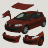 Renault Mégane II Berlina 5P 2002–2008 rojo burdeos motores F9Q D8, K9K, M4R