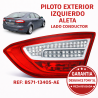 Farolim traseiro exterior esquerdo com aleta LED para Ford Mondeo Mk4 BA7 2010-2015 Ref BS71-13405-AE Lado do condutor