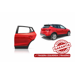Puerta Trasera Izquierda Roja SEAT Arona (KJ7) 1.0 TSI 115CV DUSA (2017-2026) Ref 6F4833055 Completa Original · Desguace Autoriz
