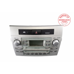 Rádio CD TOYOTA Corolla Verso (R1) 2.2 D-4D 136CV 2005-2009 Ref. 86120-0F010/W58810