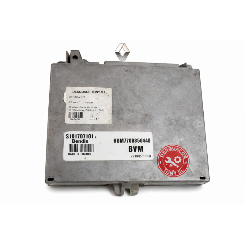 Unidade de controlo .ECU Bendix Renault Clio Megane Kangoo Renault 19 1.9D F8Q Ref 7700271113