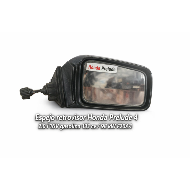 Espelho retrovisor do Honda Prelude 4 2.0 i 16V a gasolina, 133 cv / 98 kW, motor F20A4