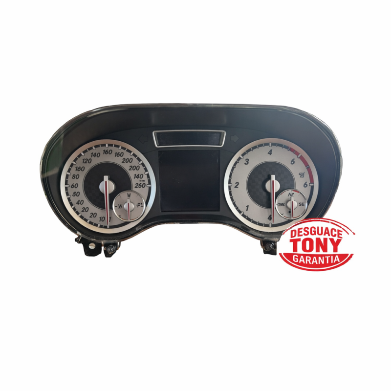Painel de instrumentos completo para Mercedes W176 A 200 CDI 1.8, anos de modelo 2012-2014, Referência HOM A1769000101