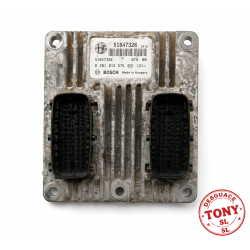 Centralina Bosch EDC16C39 per Fiat Grande Punto e Punto Evo 1.3 Multijet diesel 75 CV e 90 CV, codice ricambio 51847326