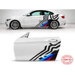 Porte avant gauche sans cadre pour BMW F22 220d 184 ch (2013-2017) - Réf. 41517298043.BNG