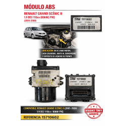 ABS ABS TRW 15710602 Renault Grand Scénic II 1.5 dCi 1.9 dCi 2004-2009.BNG