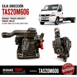 Scatola sterzo Renault Trucks Mascott Telaio 160.35 3.0 dCi 156cv motore ZD3 A 604 2004-2010 Rif TAS20M606