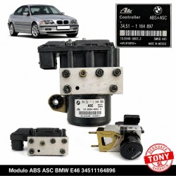 Módulo ABS ASC BMW Série 3 Berlina E46 1998-2005 Referência 34511164896 34511164897