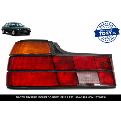 Marca: BMW
Modelo: Serie 7 (E32)
Versión: 735i / 735iL
Motor: 3.5 Gasolina
CV: 211cv / 220cv según versión
Año: 1986-1994