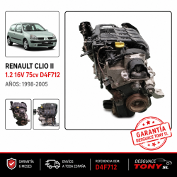 Moteur Renault Clio II Phase I B / CBO 1,2 Ltr. 16V 75 Cv Type D4F712 Année 1998.jpg