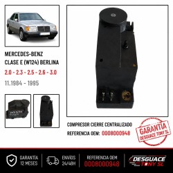 Compressor de travamento central Mercedes-Benz Classe E (BM 124) Sedan (11.1984-1995 Referência 0008000948/ bosh 0132006109