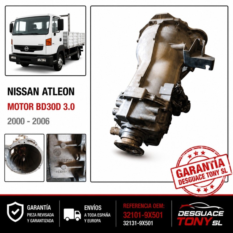 Boîte de Vitesses Manuelle 6 Rapports Nissan Atleon 3.0 BD30D 32101-9X501
