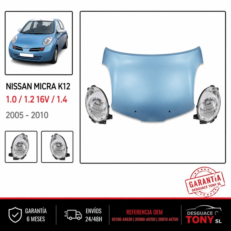 capo-e-farois-nissan-micra-k12-restyling-2005-2010-referencias-65100ax630-26060ax700-26010ax700.JPG