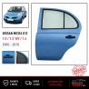 Porte Arrière Gauche Nissan Micra K12 2002-2010 Référence 82101AX130