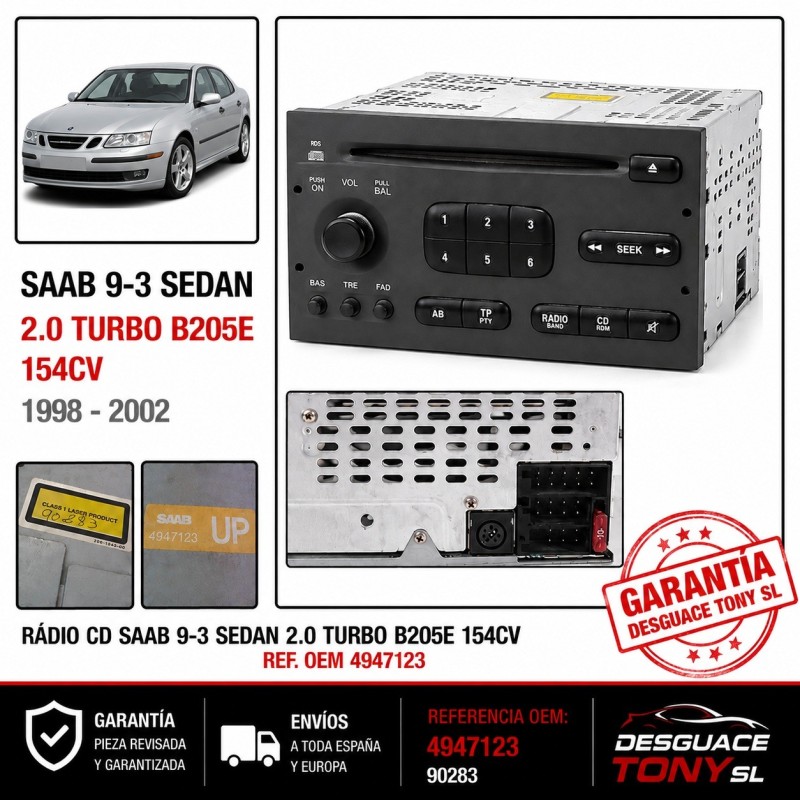 radio-cd-saab-9-3-sedan-20-turbo-b205e-154cv-ref-oem-4947123