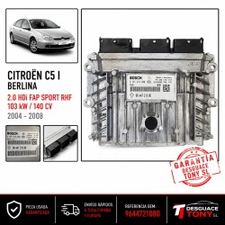 Centralina motore Citroen C5 (2008 2.0 Sport 2.0 Ltr 103 kw Hdi Fap Rhf Riferimento 0281010808