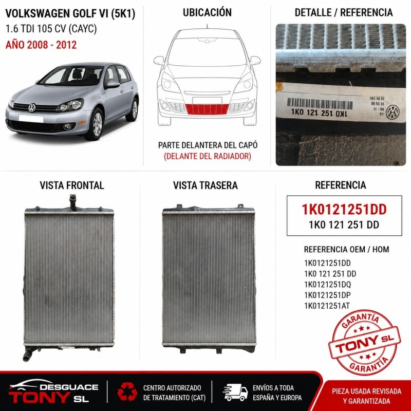 radiador-de-agua-volkswagen-golf-vi-5k1-16-tdi-cayc-referencia-1k0121251dd.JPG