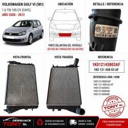 intercooler-volkswagen-golf-vi-5k1-16-tdi-cayc-riferimento-1k0145803af.JPG