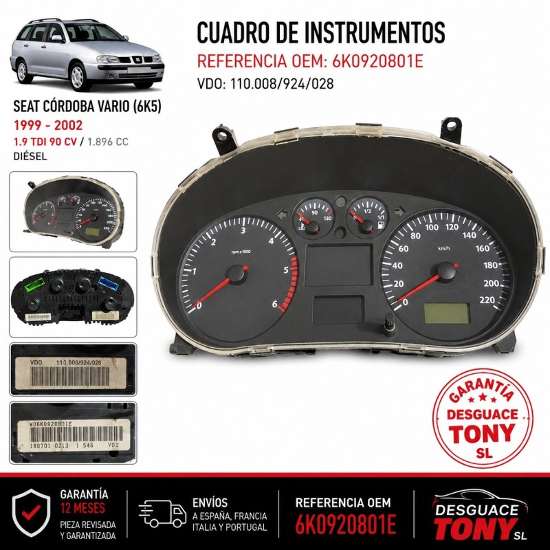tableau-de-bord-seat-cordoba-vario-6k5-19-tdi-90-cv-oem-6k0920801e-vdo-110008924028.JPG
