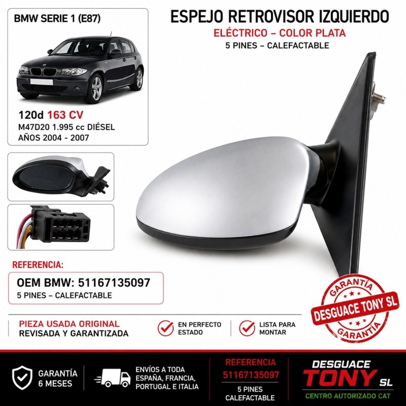 espejo-retrovisor-izquierdo-bmw-serie-1-e87-120d-163-cv-oem-51167208161.JPG