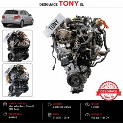 Motore Mercedes-Benz Classe B W246 B 200 CDI 136 CV 1.8 CDI Rif. 640940