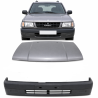 Parte anteriore dell'Opel Frontera A Restyling 2.8 TD 113 CV 4JB1T 1995-1998: cofano, fari, paraurti