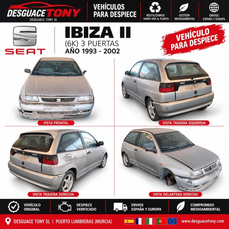 SEAT Ibiza 6K1 1.6 i d’occasion pour pièces ID 18649