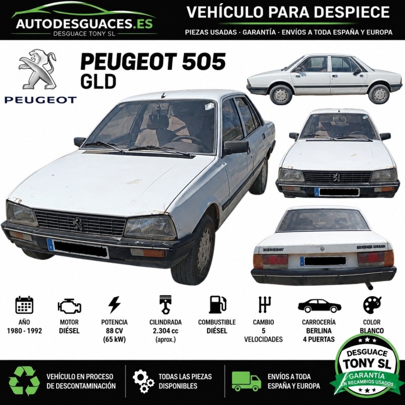 Peugeot 505 Break GRD 2.5 D despiece ID 18625