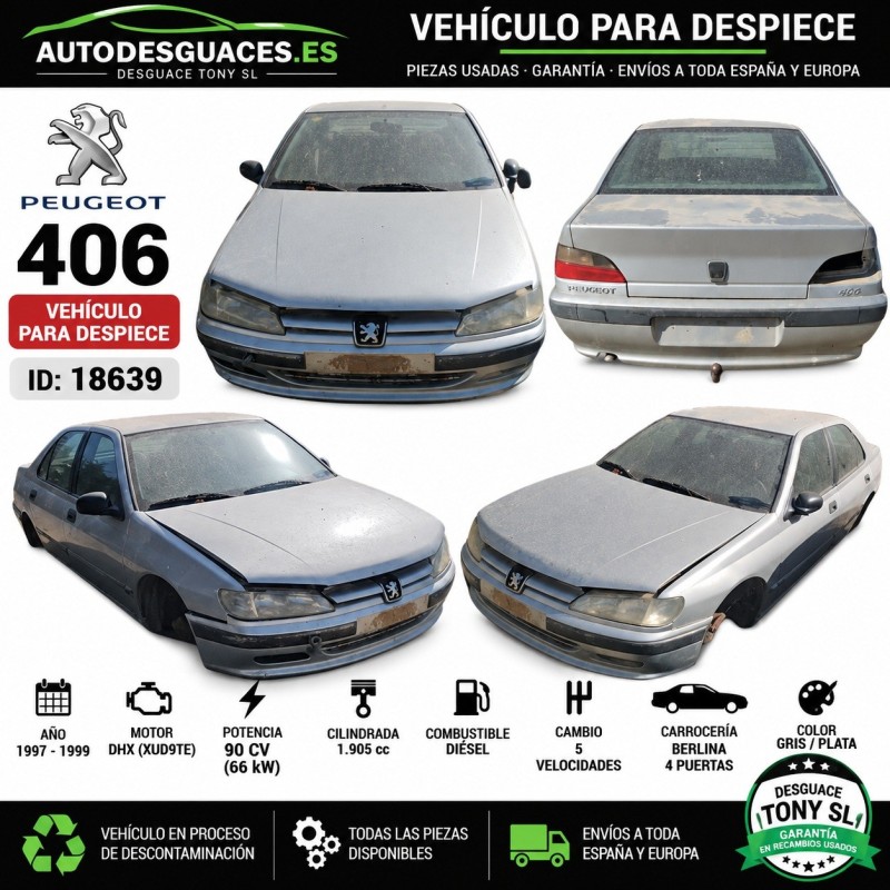 Peugeot 406 Break 1.9 TD 90 CV despiece ID 18639