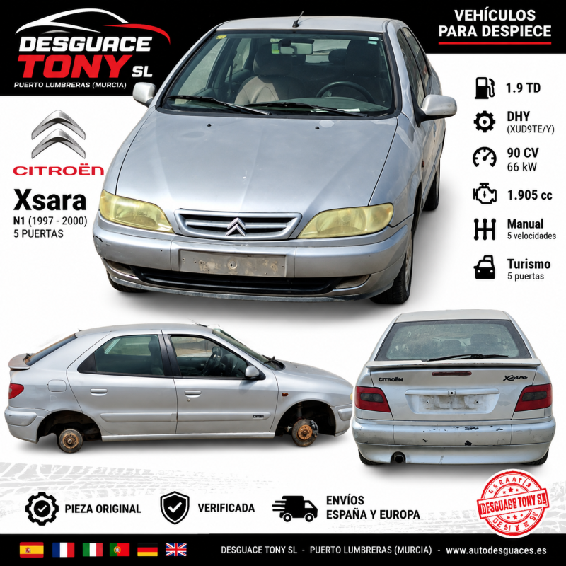 CITROEN XSARA 1.9 TD 90 CV 5M ricambi ID 18641