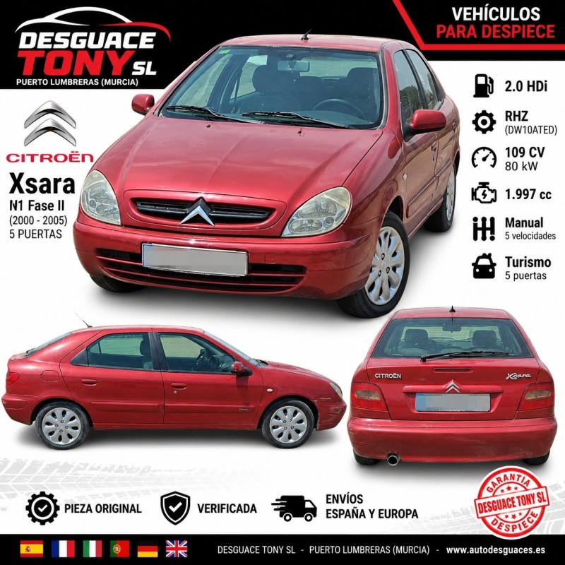 Citroen Xsara 2.0 HDi 109 CV ricambi ID 18642