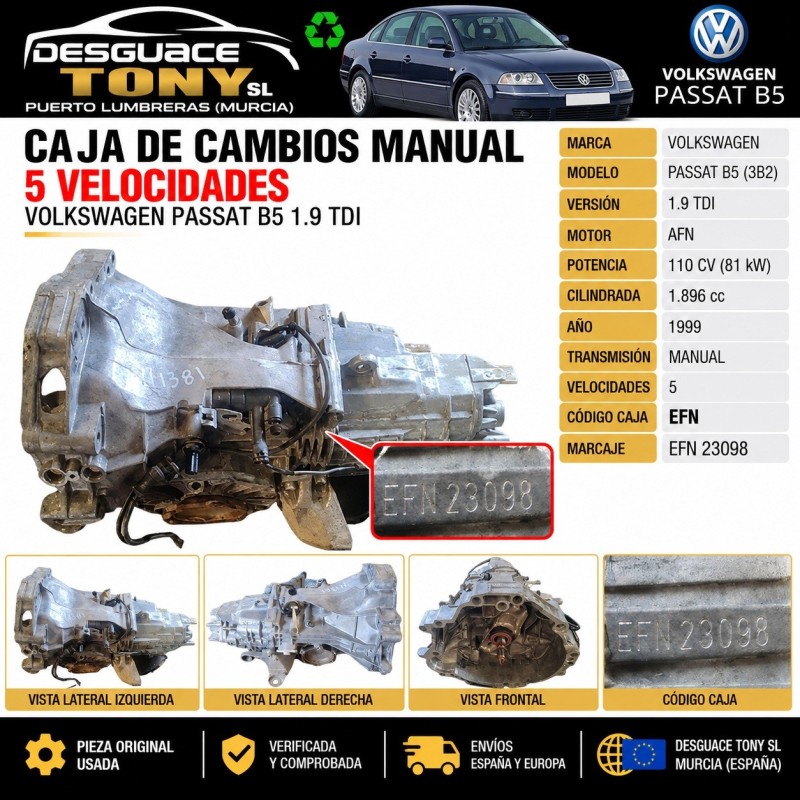 cambio-manuale-5-marce-volkswagen-passat-b5-19-tdi-afn-110-cv-1999-codice-efn.JPG