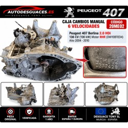 cambio-manuale-6-marce-peugeot-407-berlina-20-hdi-136-cv-rhr-dw10bted4-rif-20mb02