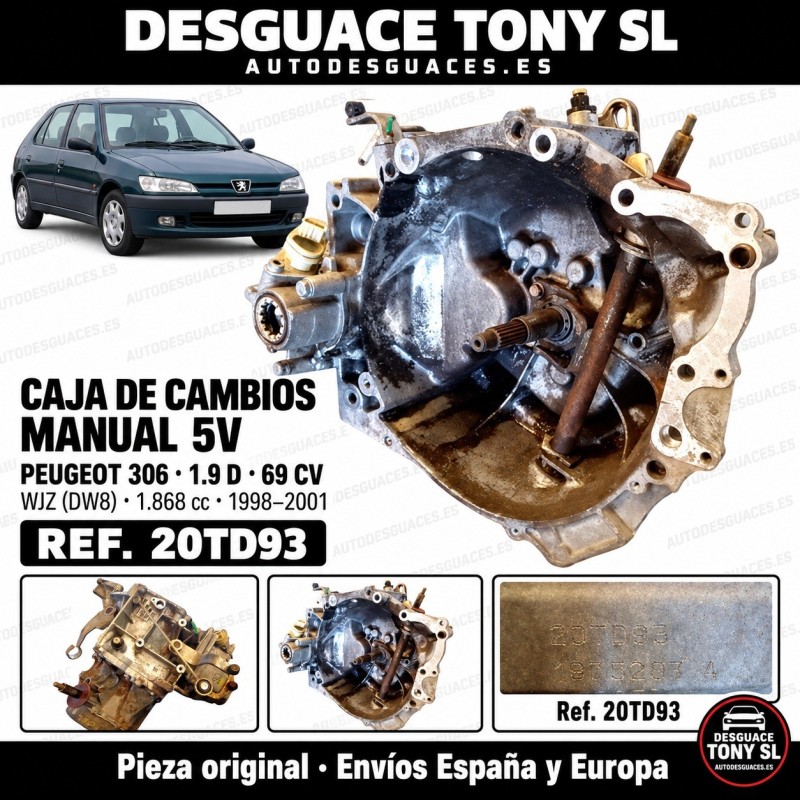 boite-de-vitesses-manuelle-5-rapports-peugeot-306-19-d-69-cv-wjz-dw8-1-868-cm-reference-20td93.JPG