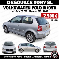 Volkswagen Polo IV 1.4 16V 75 CV Manuale 5 marce 2002 – 2.500 €