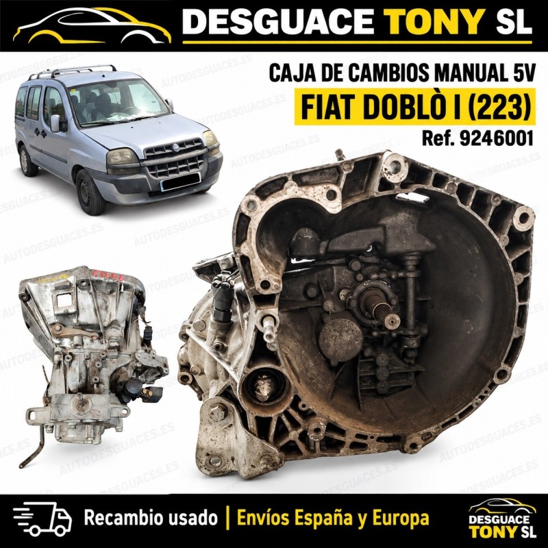 boite-de-vitesses-manuelle-5-rapports-fiat-doblo-i-223-ref-9246001