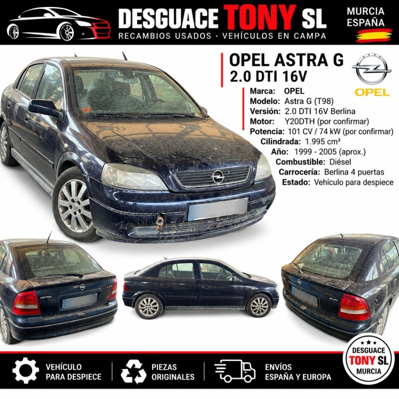 Opel Astra G 2.0 DTI 101 ch pièces ID 18647