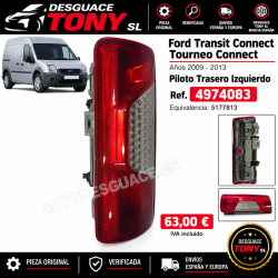 Fanale Posteriore Sinistro Ford Transit Connect (TC7)(2009-2014 1.8 Van FT Riferimento oe 4974083