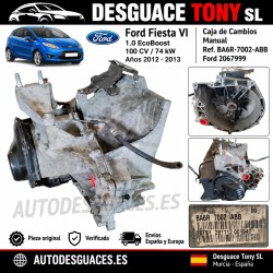 boite-de-vitesses-manuelle-ford-fiesta-vi-10-ecoboost-100-ch-tzja-ref-ba6r7002abb