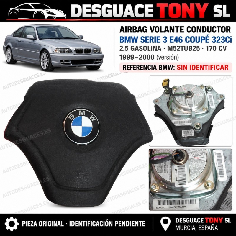 Airbag Volante Guidatore BMW Serie 3 E46 Coupé 323Ci 2.5 170 CV Originale