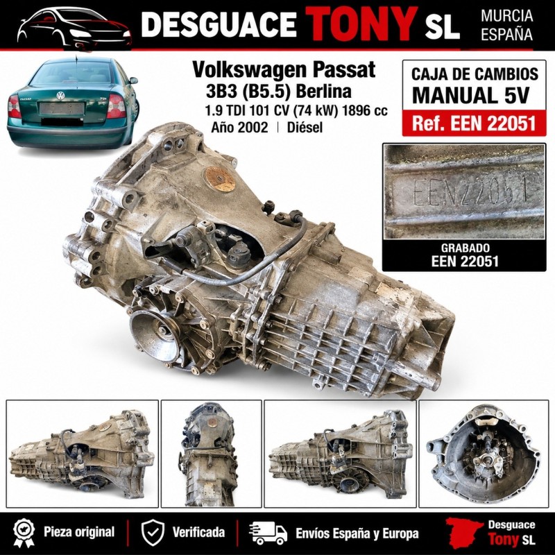 caja-cambios-manual-5v-volkswagen-passat-3b3-19-tdi-avb-101-cv-1896cc-2002-diesel-ref-een